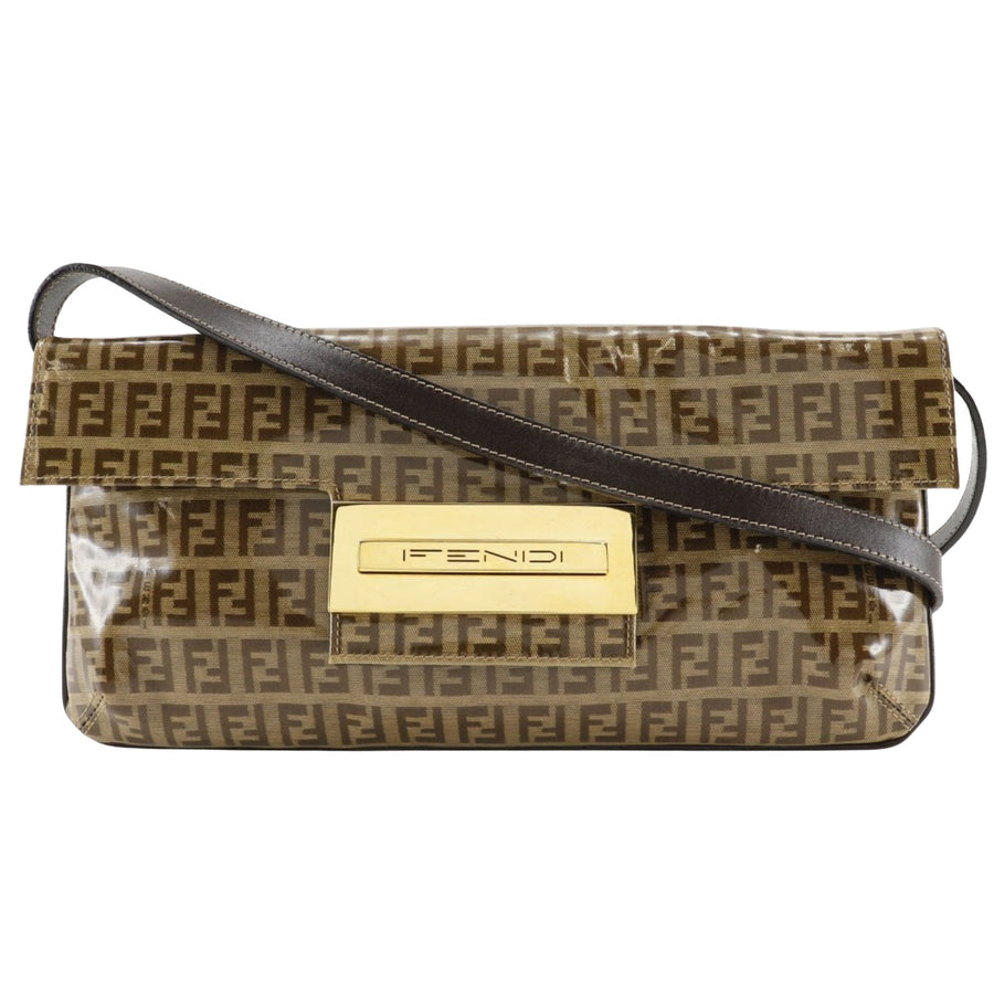 Fendi Vintage Vinyl Shoulder Bag with Strap
