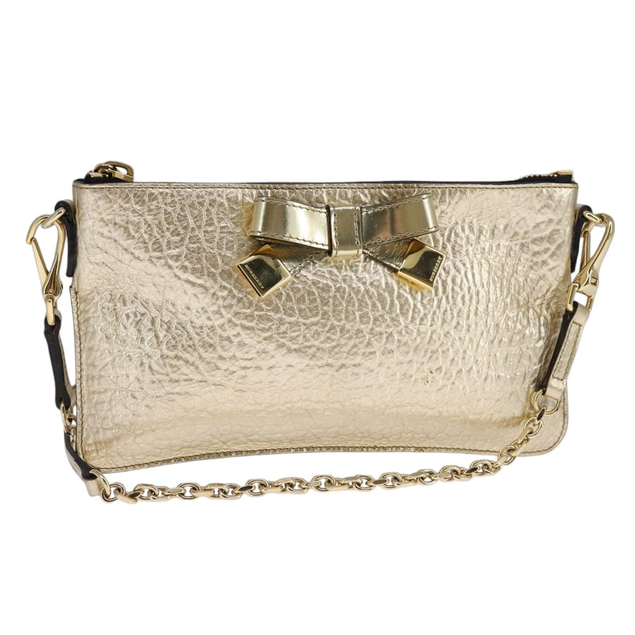Burberry Leather Shoulder Bag with Adjustable Strap