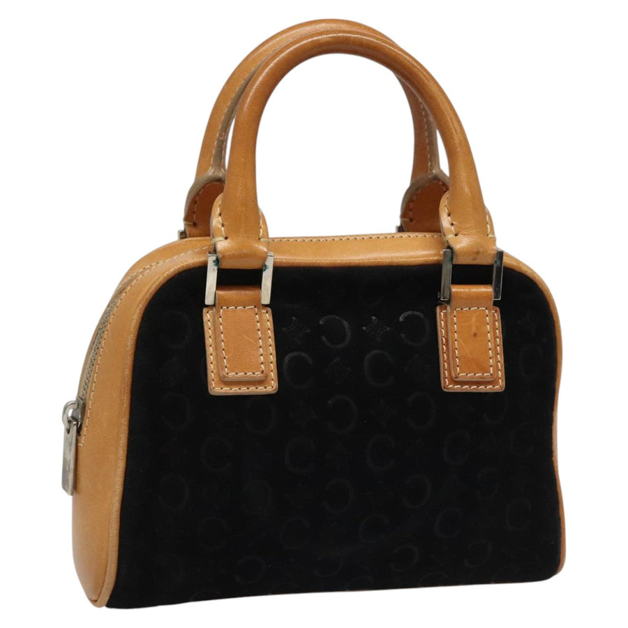 Celine Suede Macadam Shoulder Bag with Minor Wear
