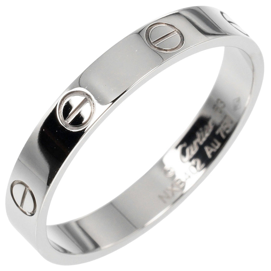 Cartier White Gold Love Bracelet with Case