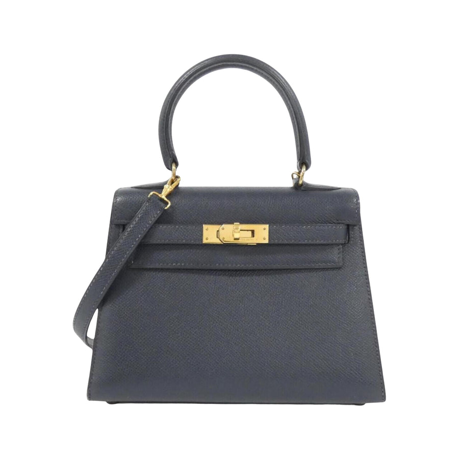 Hermes Leather Shoulder Bag with Dust Bag and Strap