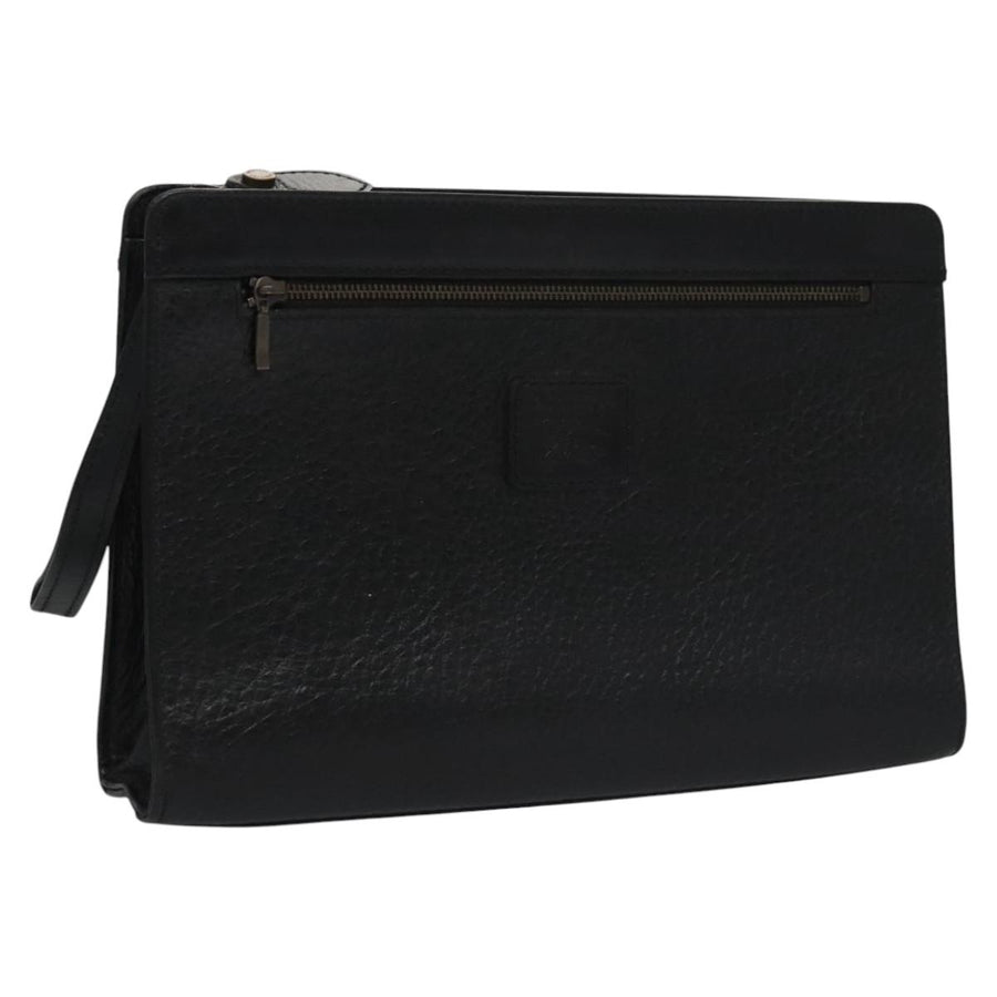 Burberry Check Link Leather Bag with Slight Scratches and Stains