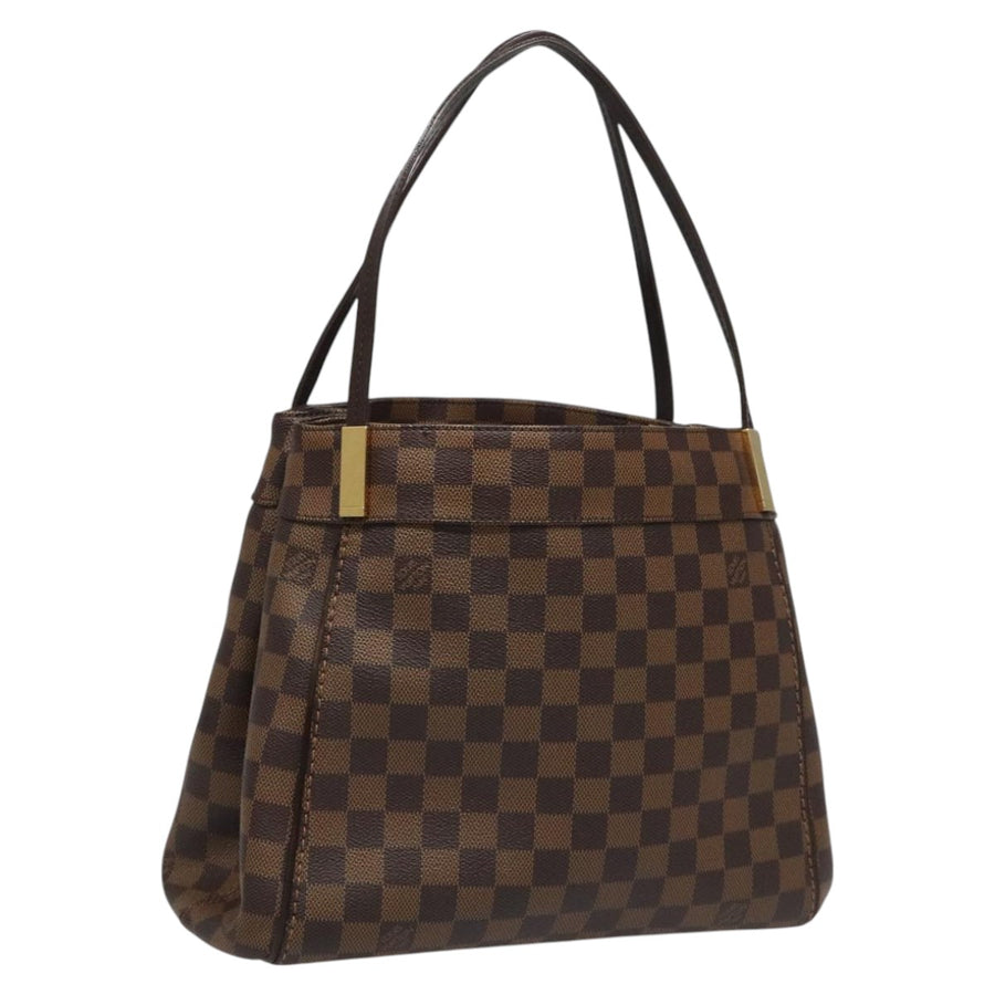 Louis Vuitton Luxurious Canvas Tote with Dust Bag and Subtle Scuffs