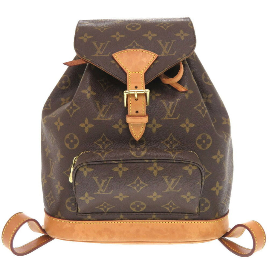 Louis Vuitton Luxury Canvas Backpack with Good Condition and Slight Wear