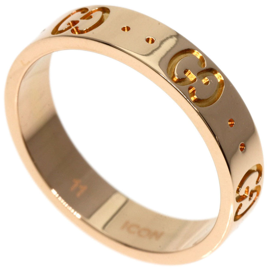 Gucci Rose Gold Icon Ring in Good Condition