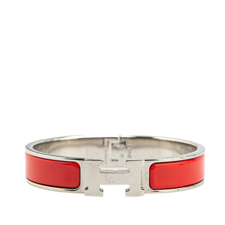 Hermes Elegant Clic H Metal Bracelet with Box
