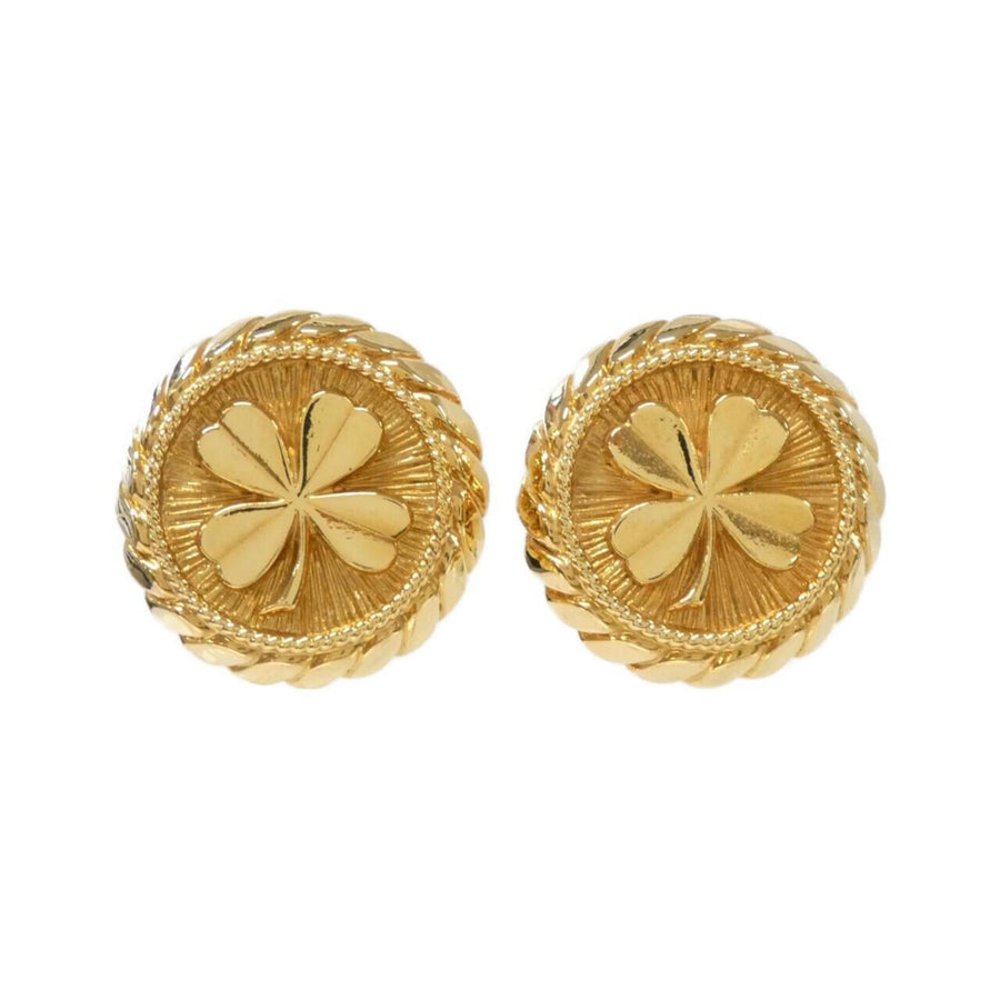 Chanel Round Metal Earrings in Good Condition
