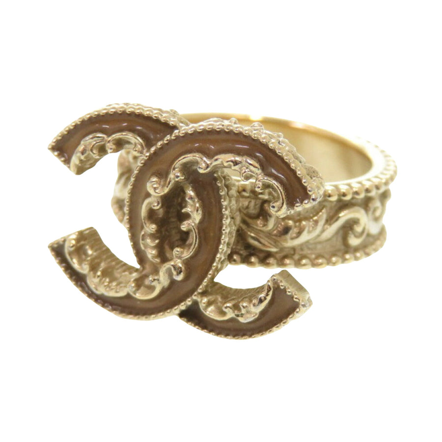 Chanel Coco Mark Metal Earrings