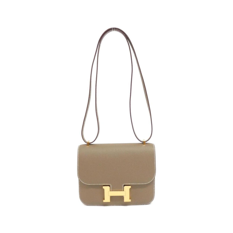 Hermes Leather Constance Bag with Box and Mirror