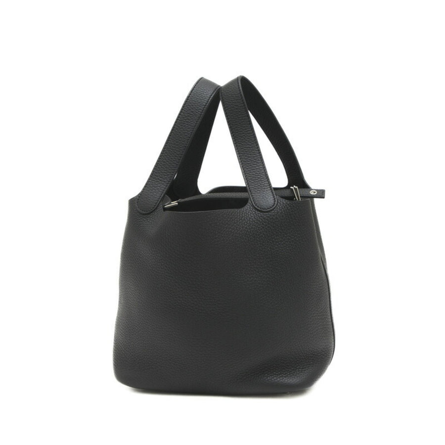 Hermes Picotin Lock Leather Tote Bag with Metal Fittings