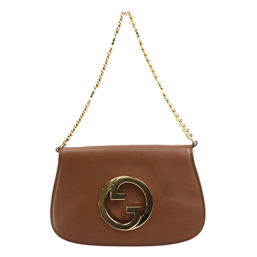 Gucci Leather Clutch with Dust Bag and Slight Wear