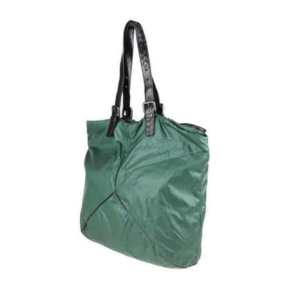Bottega Veneta Green Canvas Handbag