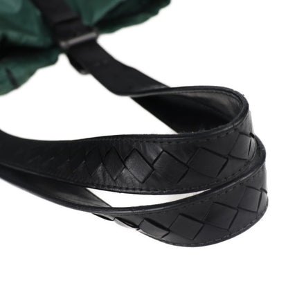 Bottega Veneta Green Canvas Handbag