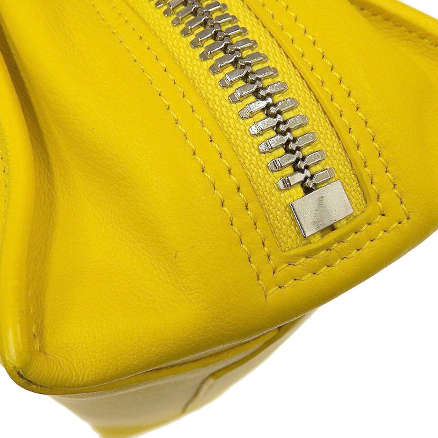 Balenciaga Yellow Leather Papier