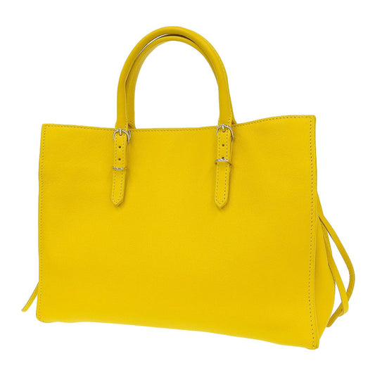 Balenciaga Yellow Leather Papier