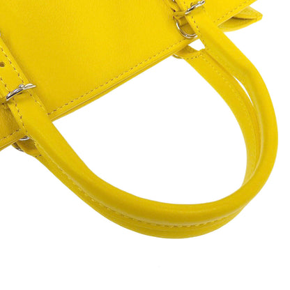 Balenciaga Yellow Leather Papier