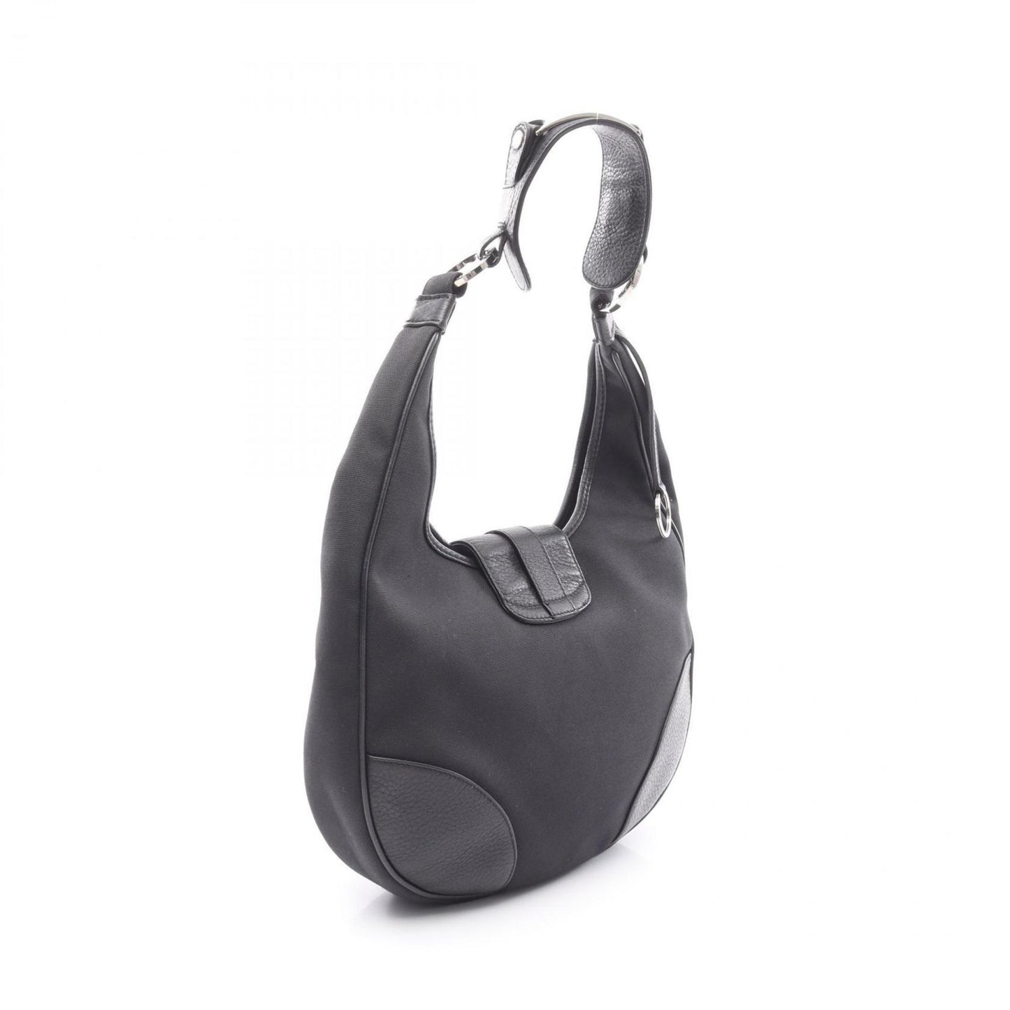 Bvlgari Canvas Black Shoulder Bags