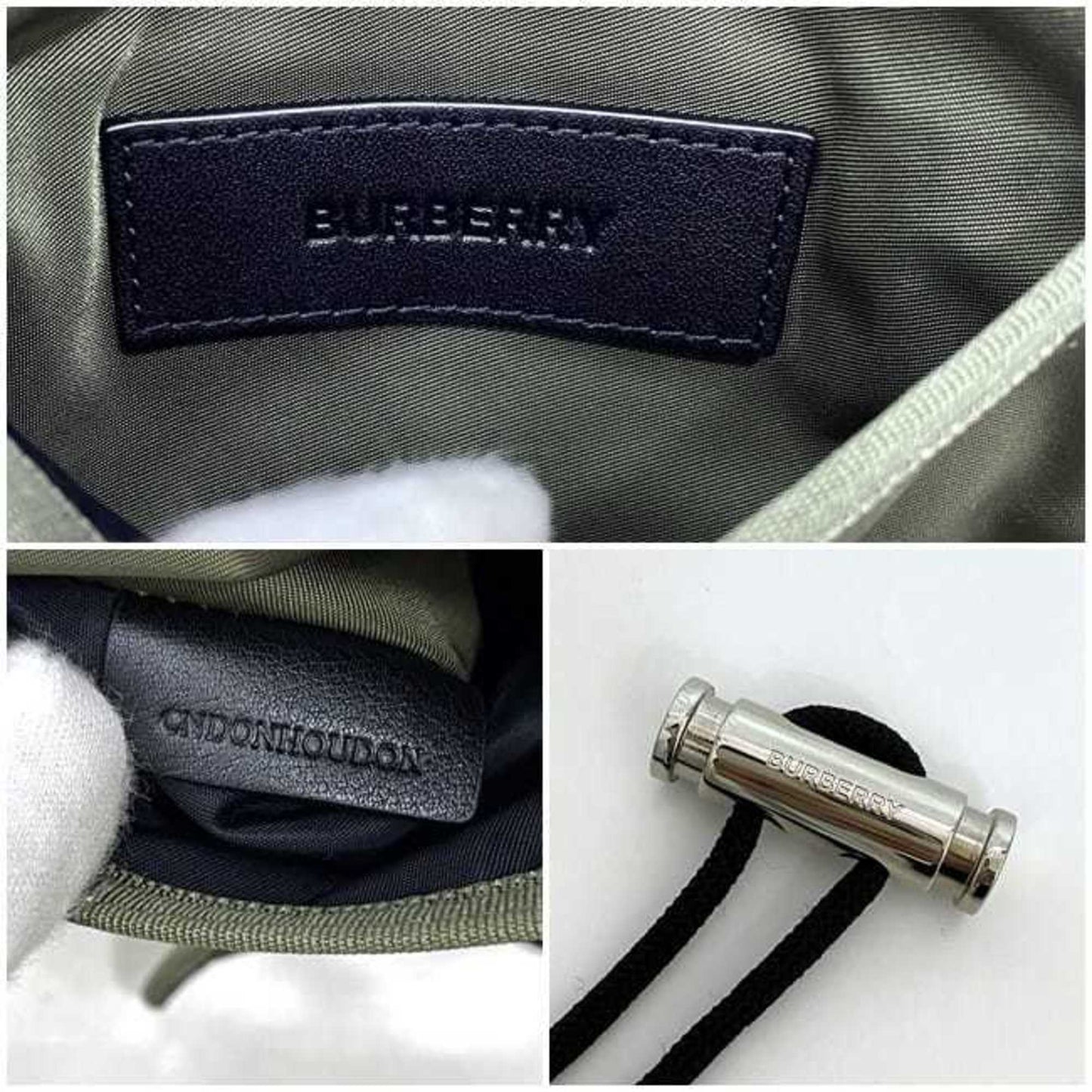 Burberry Nylon Green Shoulder Bags
