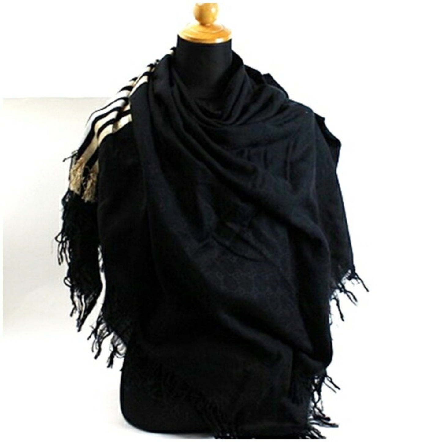 Gucci Silk Black Scarves
