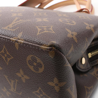 Louis Vuitton Coated Canvas Brown Handbags