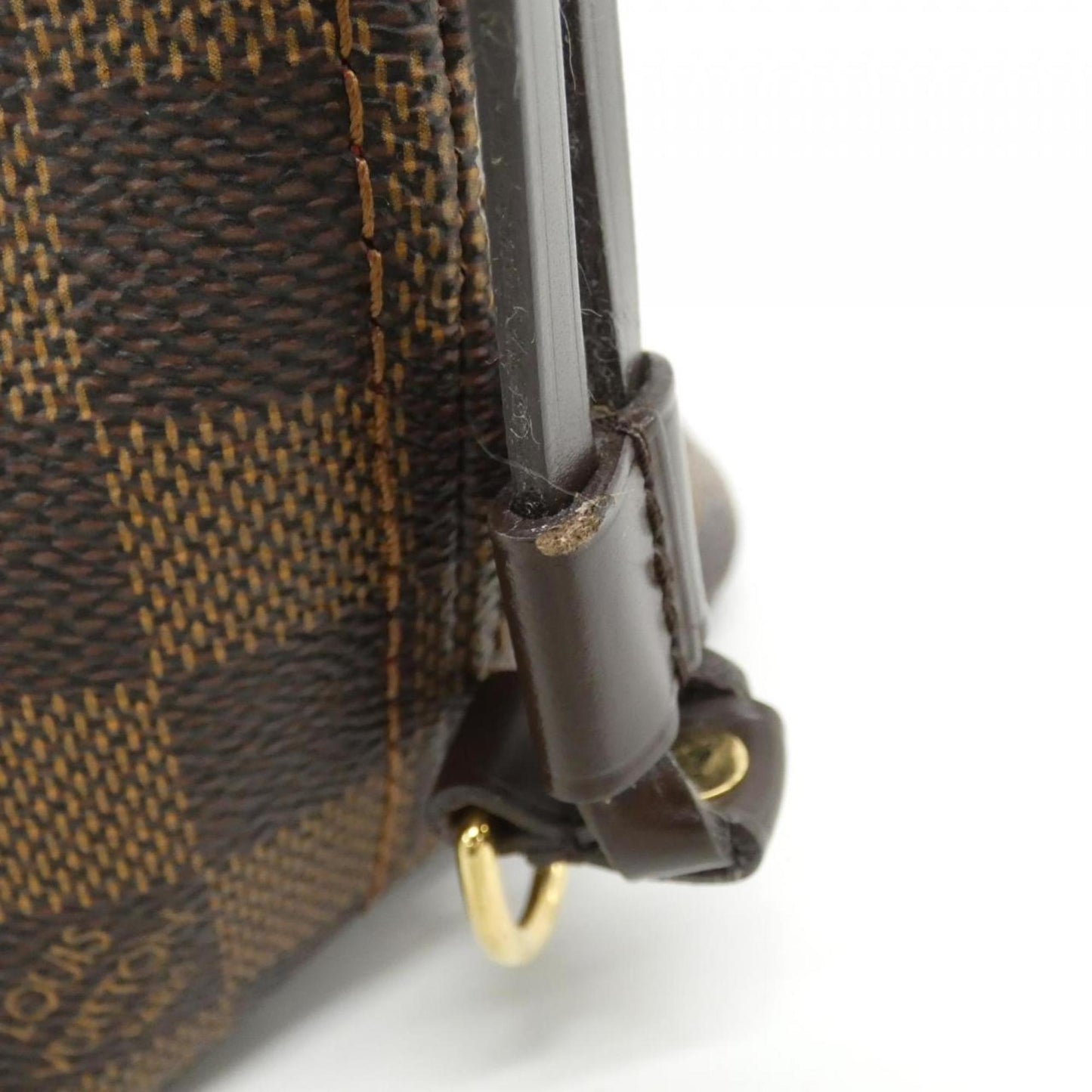 Louis Vuitton Coated Canvas Brown Handbags