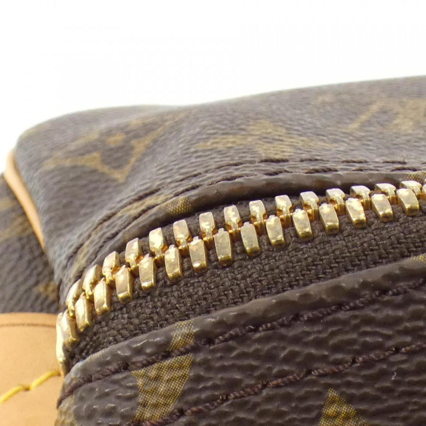 Louis Vuitton Coated Canvas Brown Travel Bags