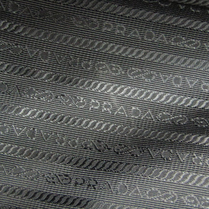 Prada Woven Fabric Black Handbags