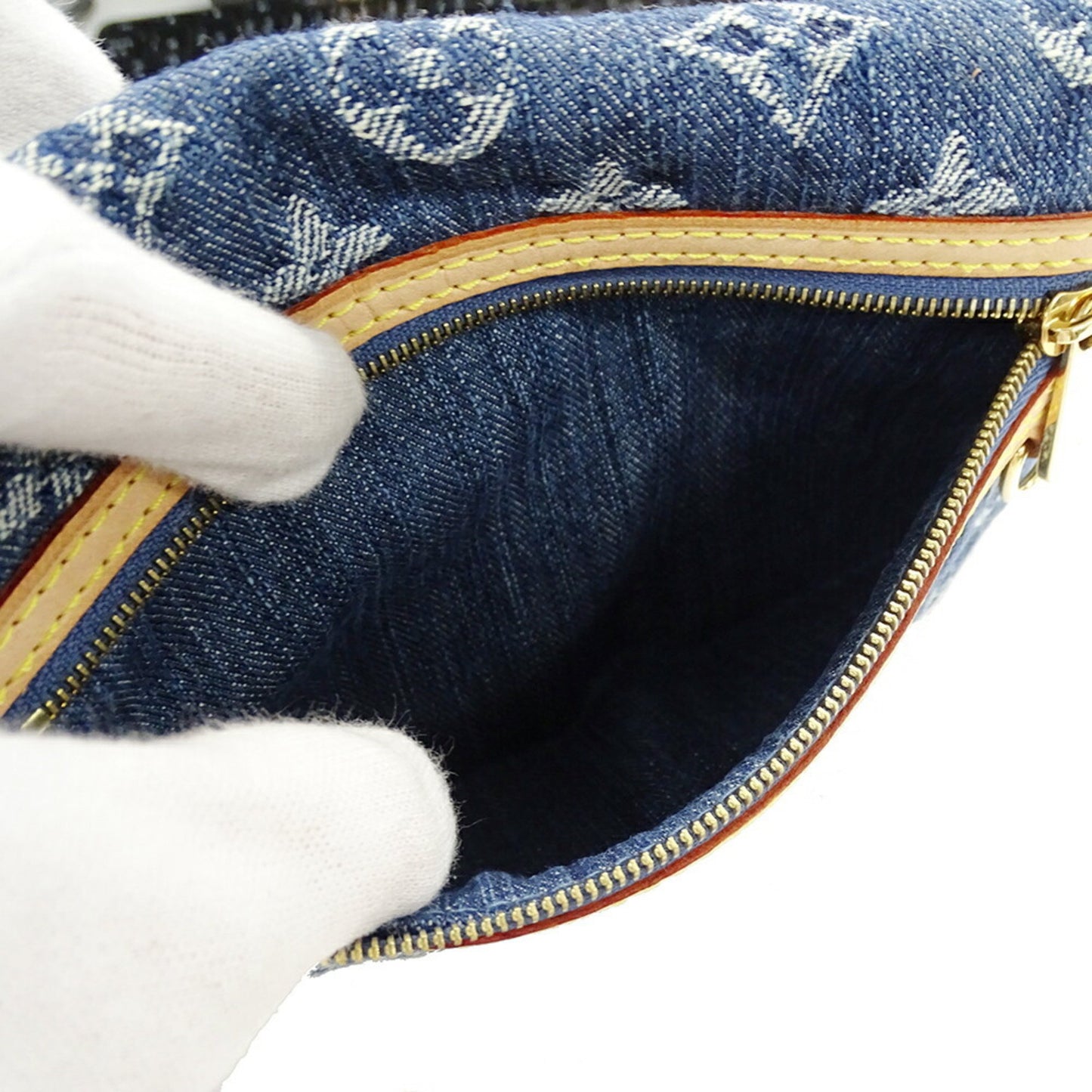 Louis Vuitton Monogram Canvas Blue Clutch Bags