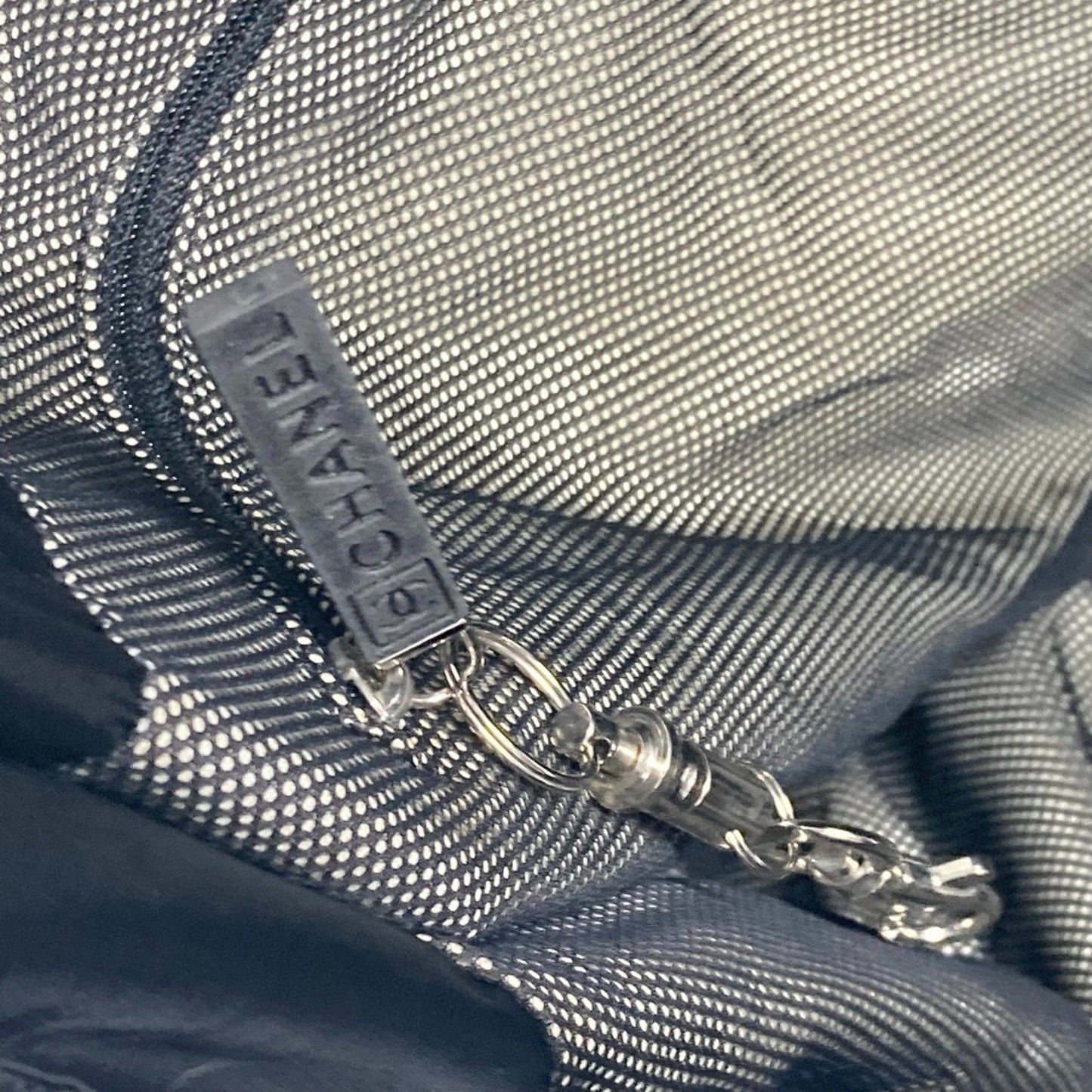 Chanel Nylon Black Shoulder Bags