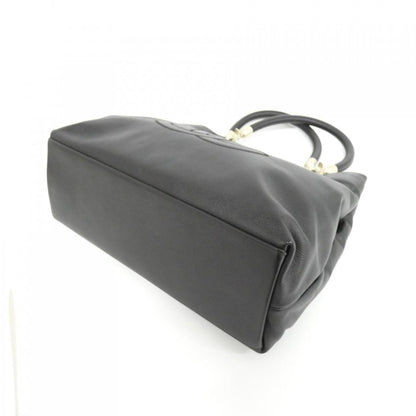 Chanel Calfskin Black Handbags