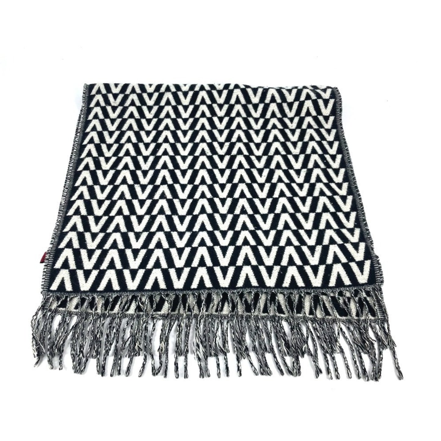 Valentino Cashmere Black Scarves