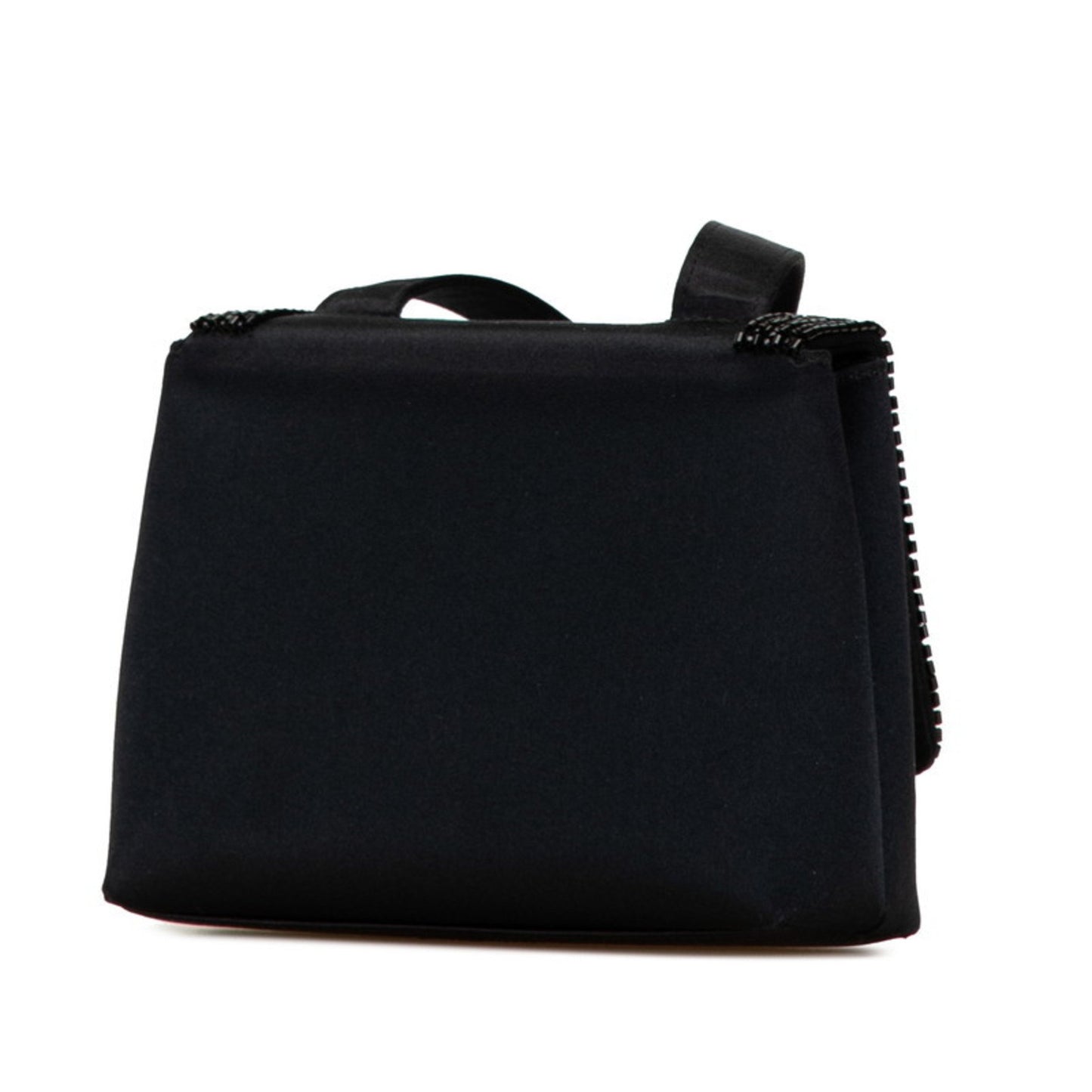 Chanel Satin Black Shoulder Bags