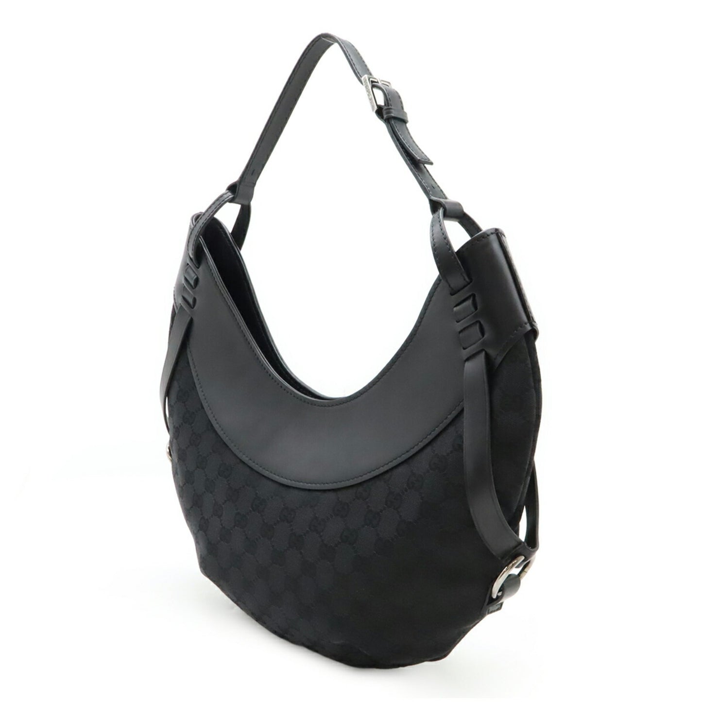 Gucci Canvas Black Shoulder Bags