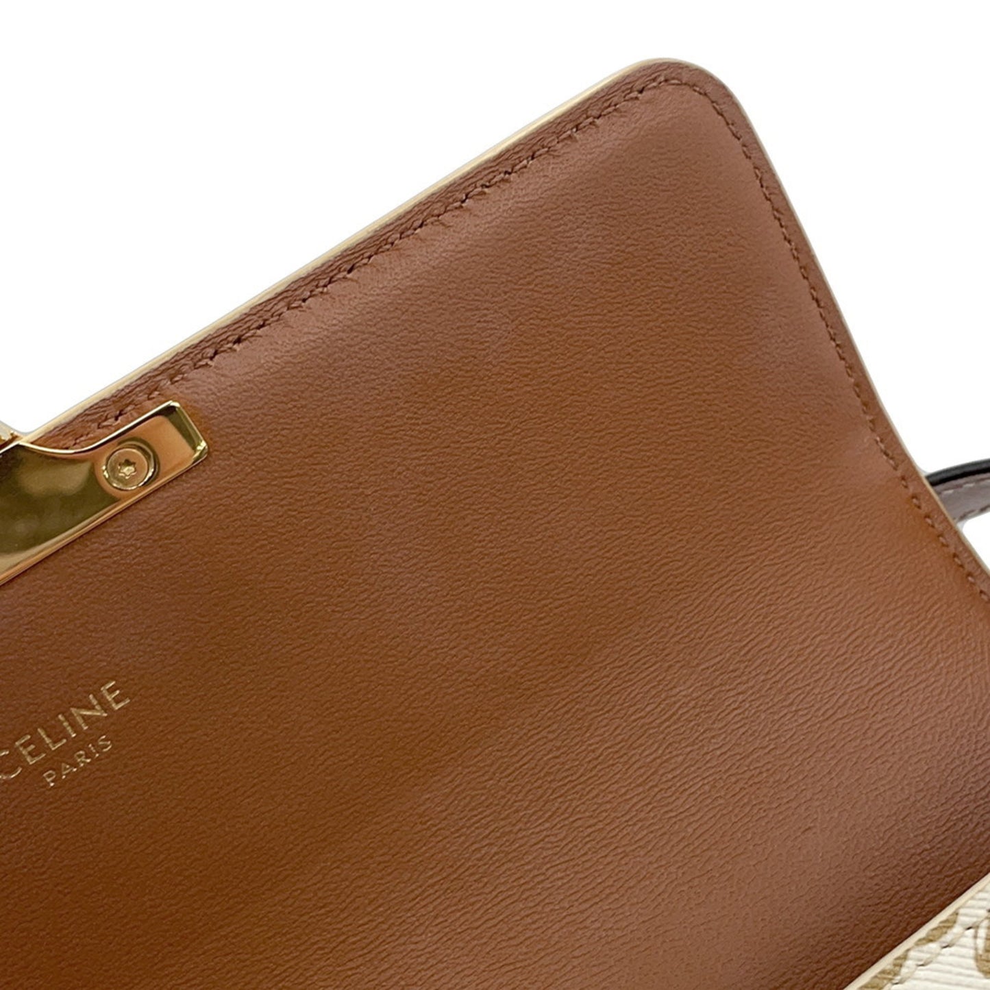 Celine Pvc White Shoulder Bags