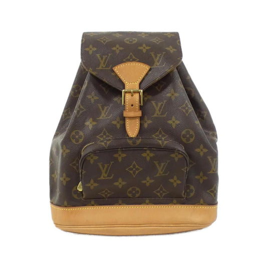 Louis Vuitton Coated Canvas Brown Backpacks