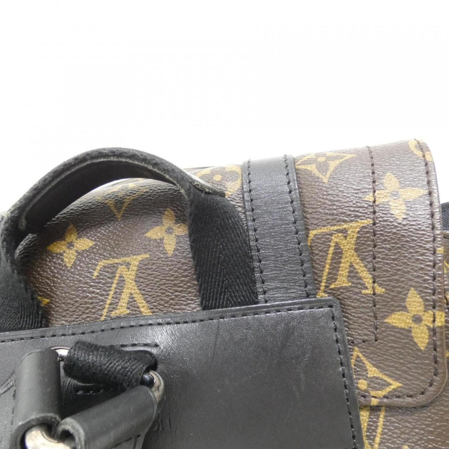 Louis Vuitton Coated Canvas Brown Backpacks