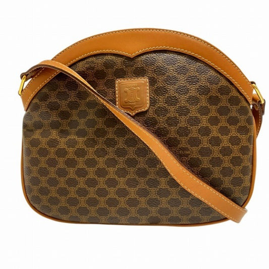 Celine Pvc Brown Shoulder Bags