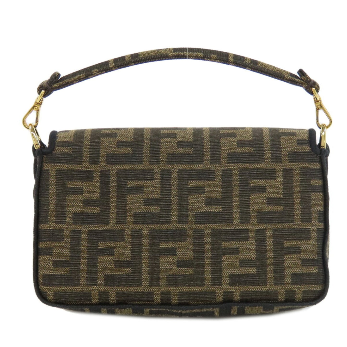 Fendi Canvas Brown Shoulder Bags