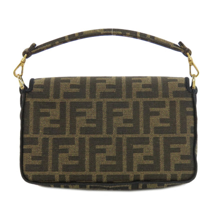 Fendi Canvas Brown Shoulder Bags