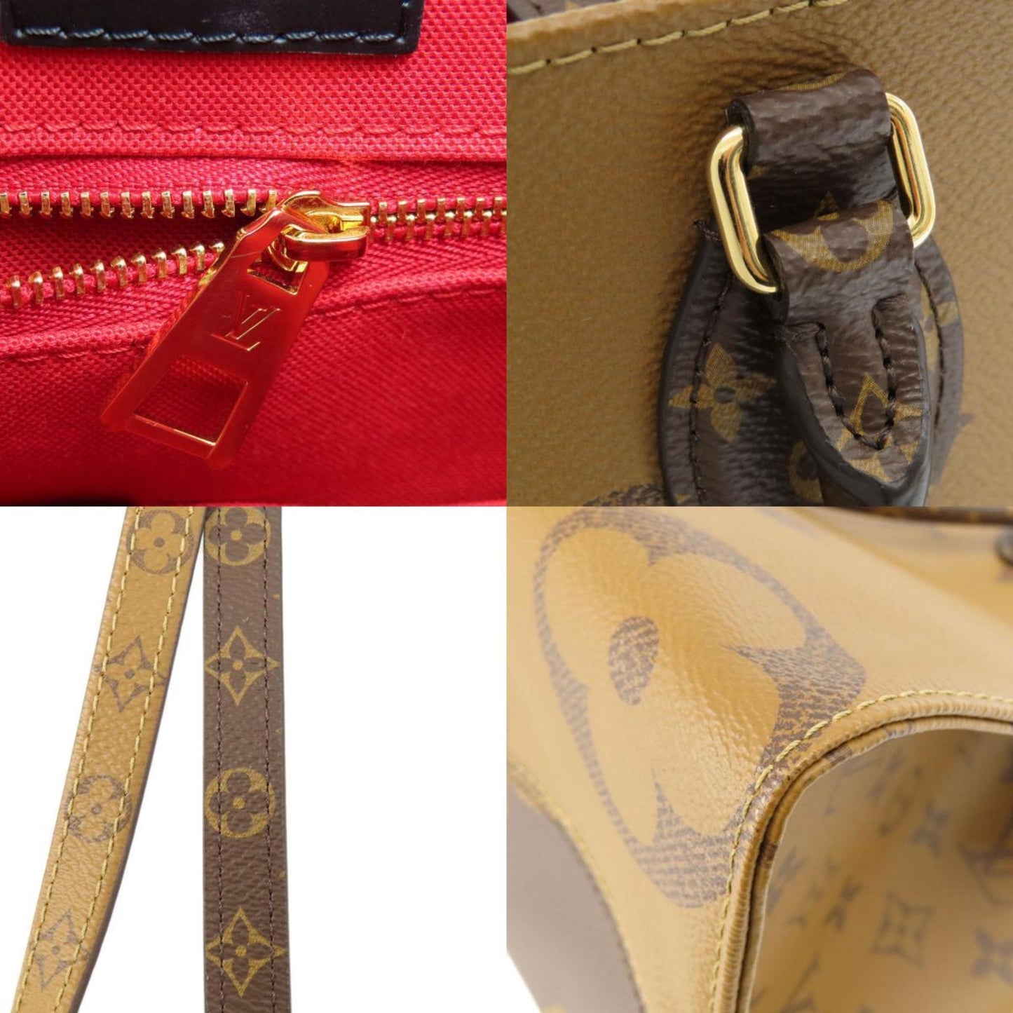 Louis Vuitton Monogram Canvas Brown Tote Bags
