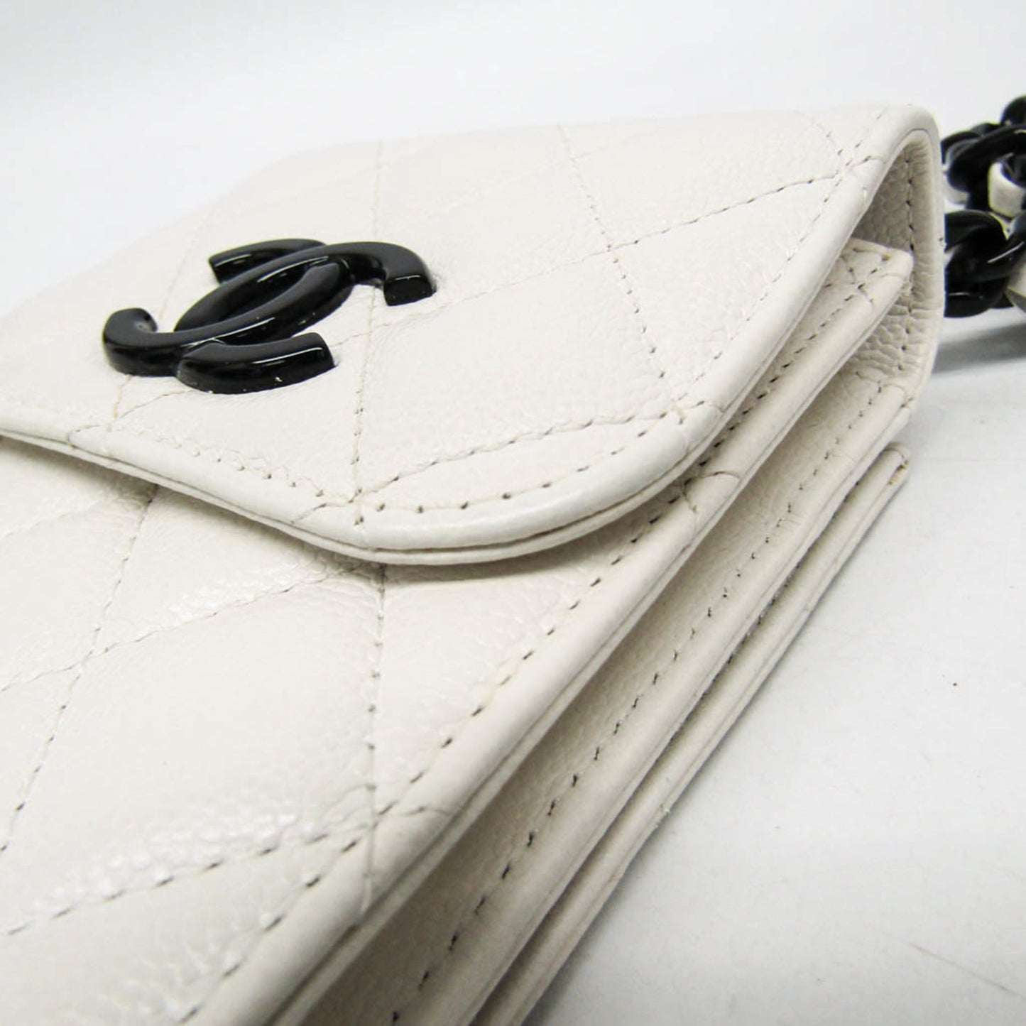 Chanel Calfskin Black Shoulder Bags