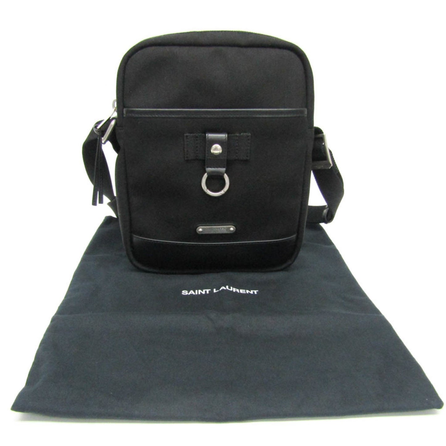 Saint Laurent Canvas Black Shoulder Bags