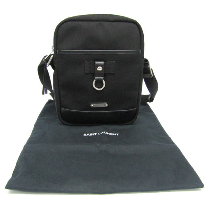 Saint Laurent Canvas Black Shoulder Bags