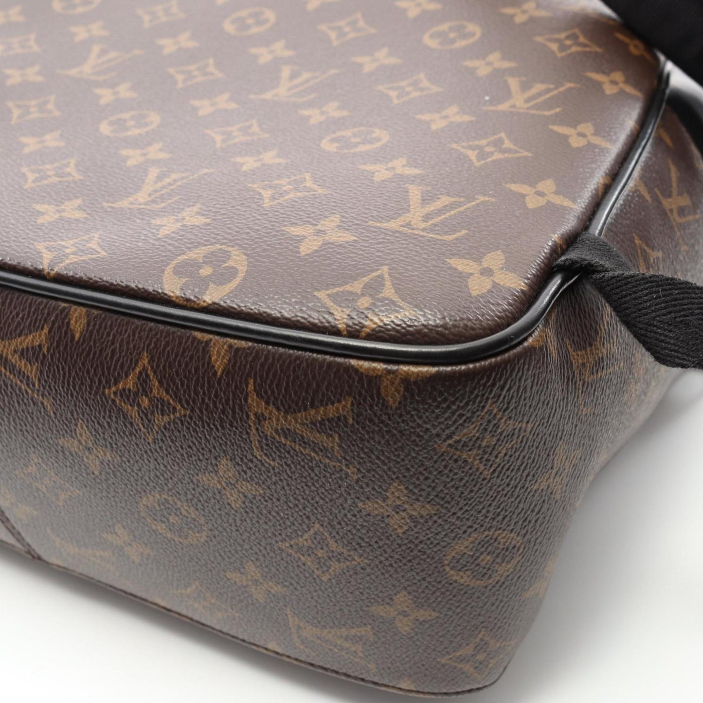 Louis Vuitton Coated Canvas Black Backpacks