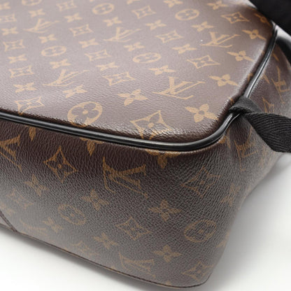 Louis Vuitton Coated Canvas Black Backpacks