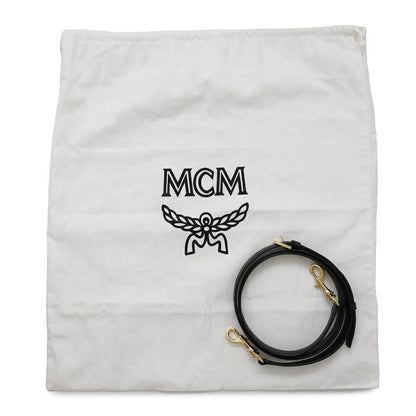 Mcm Canvas Black Handbags