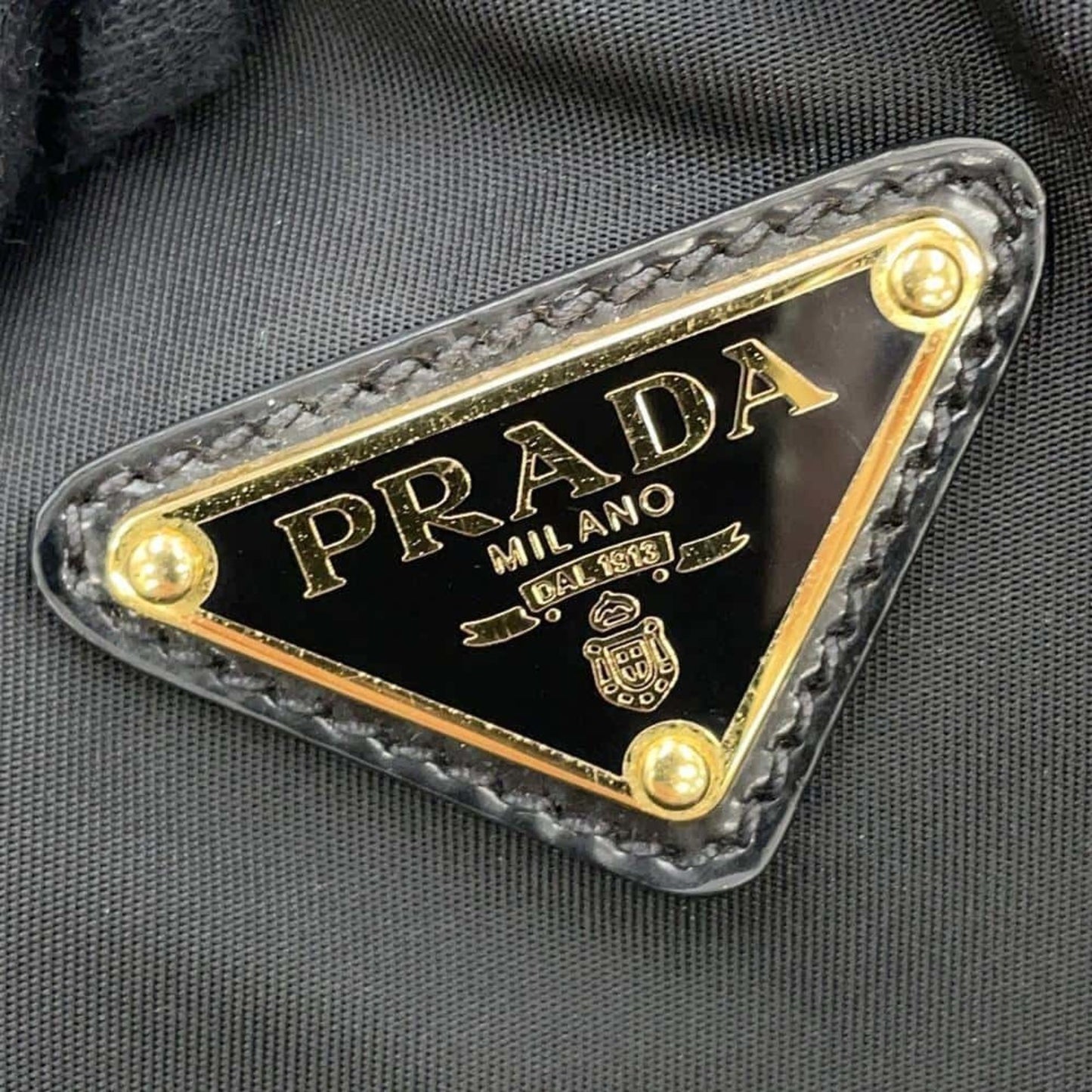 Prada Nylon Black Handbags