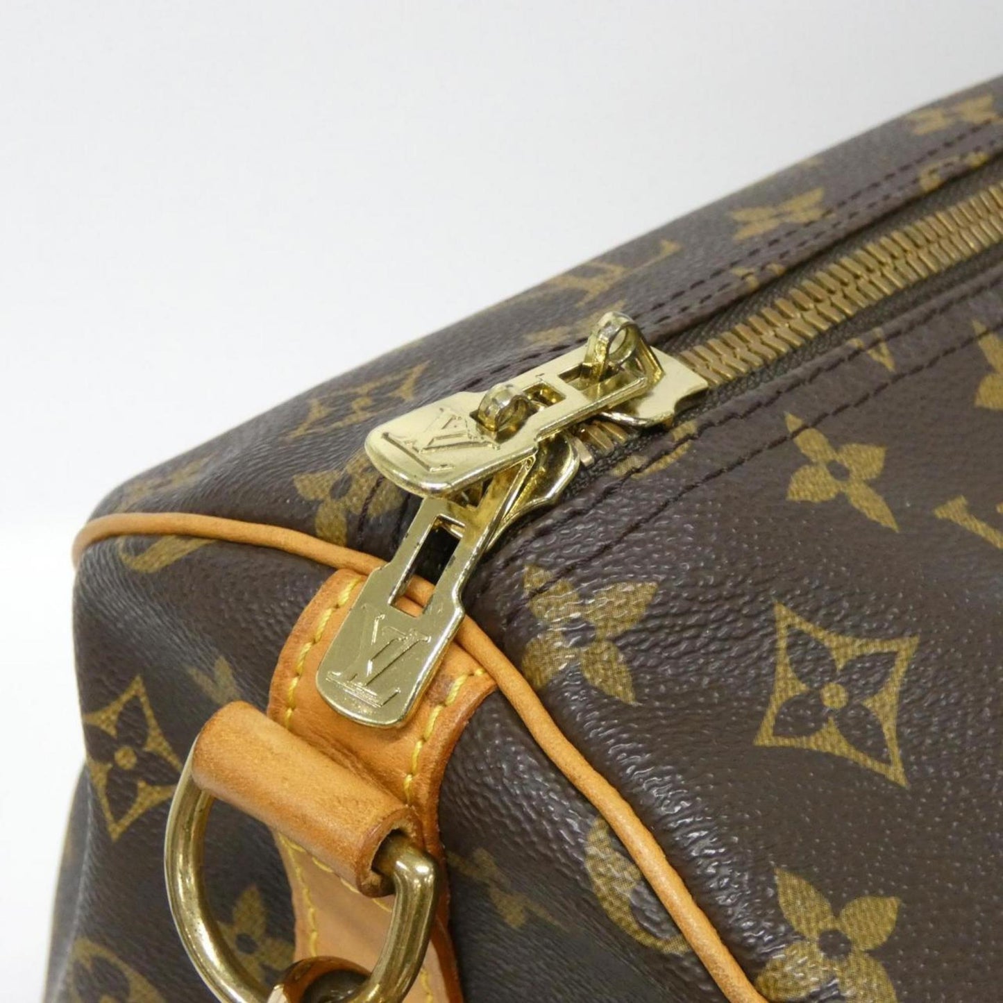 Louis Vuitton Coated Canvas Brown Travel Bags