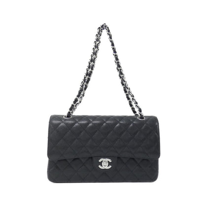 Chanel Calfskin Black Shoulder Bags