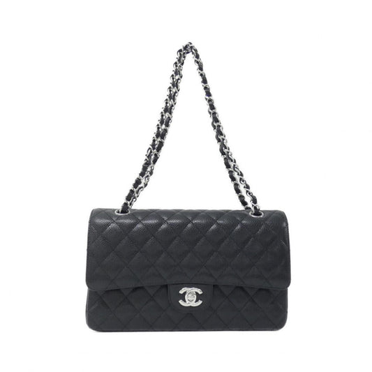 Chanel Calfskin Black Shoulder Bags
